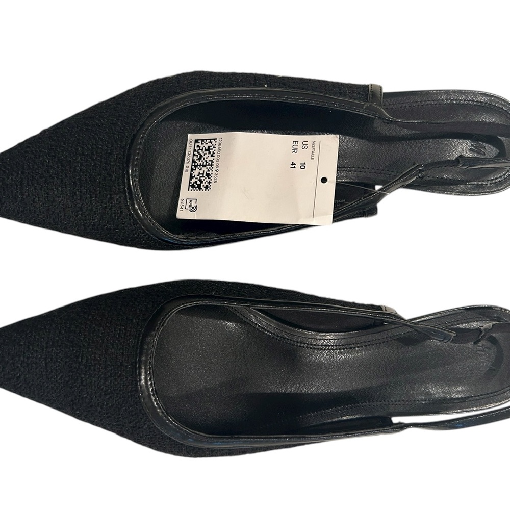 H&M Chic Black Pointed Heels